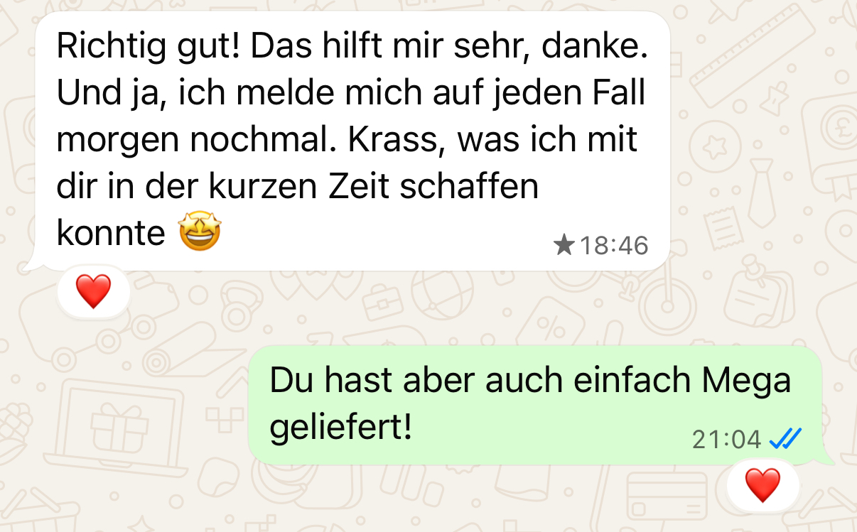 In kürzester Zeit — wenn Strategy + Umsetzung zusammenkommen.